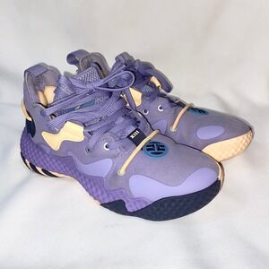 Adidas Harden Vol 5 Futurenatural Basketball Shoes Purple Beige Size 5.5